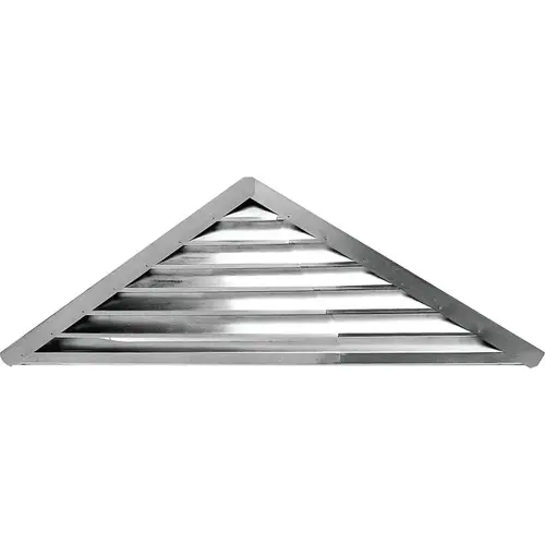 LOMANCO 911 ol Adjustable Louver, Aluminum, Mill, Roof Installation