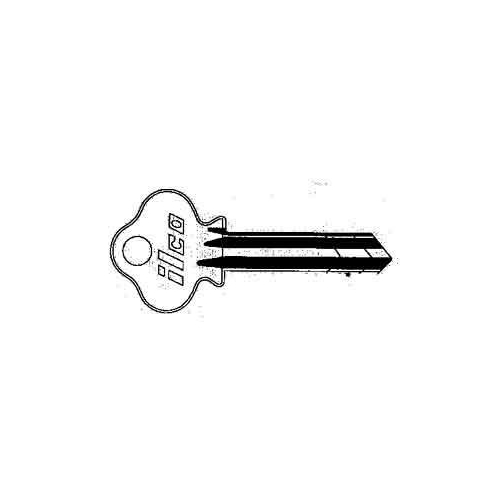 Kaba Ilco N54GXCP10 Fort Utility Blank Key Silver pack of 10