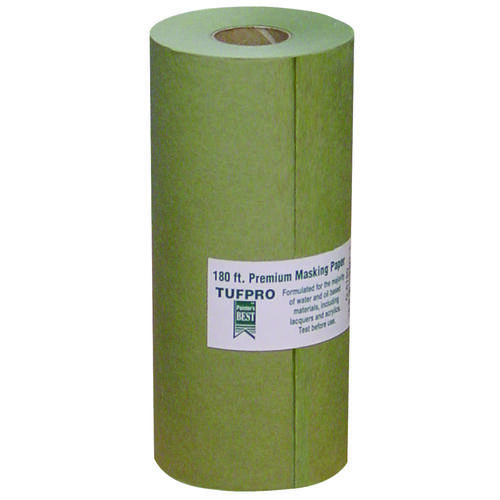 EasyMask Trim Masking Paper, 180 ft L, 6 in W, Green