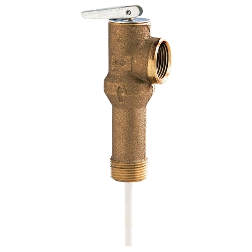 LL100XL Series Relief Valve, 3/4 in, MNPT x FNPT, Bronze Body