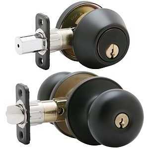 Schlage JC60 V SEV 619 Single Cylinder Keyed Entry Lock Deadbolt, Satin  Nickel