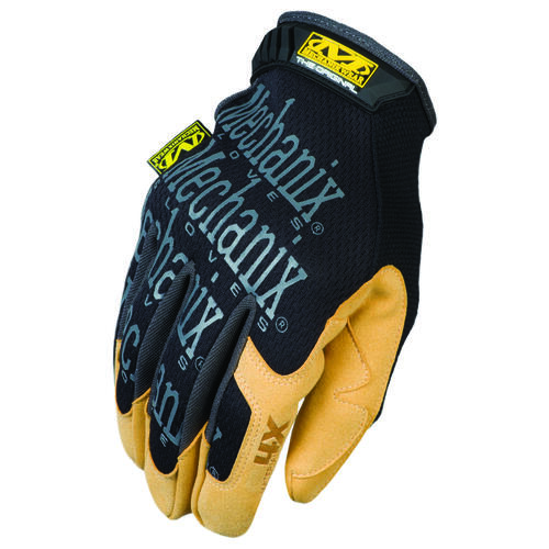 Mechanix Wear MG4X-75-010 Work Gloves, Men's, L, 10 in L, Straight Thumb, Hook-and-Loop Cuff, Synthetic Leather