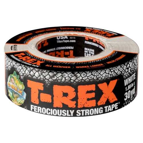 Duct Tape, 30 yd L, 1.88 in W, White