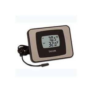 Taylor Wire Probe Digital Thermometer Plastic Black 3.15 in.