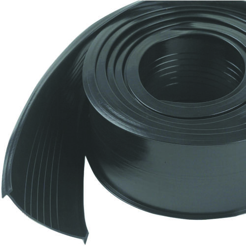 Replacement Garage Door Bottom, 2-5/8 in W, 1/16 in Thick, 9 ft L, Vinyl, Black