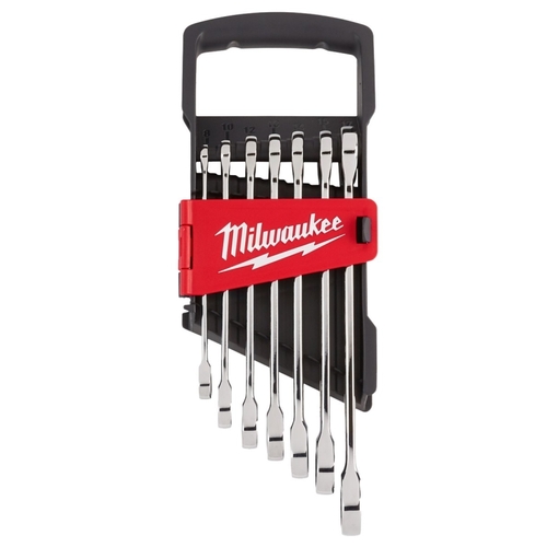 Wrench Set, 7-Piece, Alloy Steel, Chrome