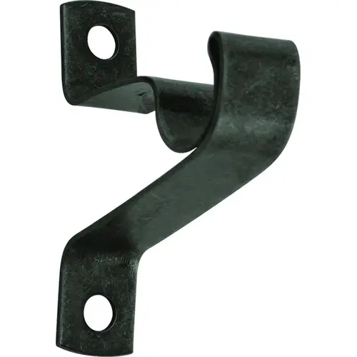 Kenney KN826NP Cafe Curtain Rod Bracket, Brass, 3/4 In. Clearance, 7/16 In. Diameter