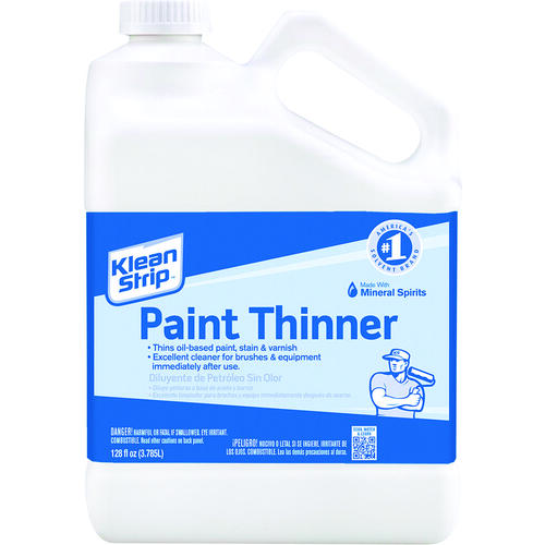 Klean Strip GKPT94400CB Paint Thinner, Liquid, Aromatic Hydrocarbon