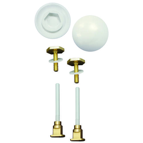 EZ Install Cap and Bolt Set, Whit - 2 per pack x6 packs