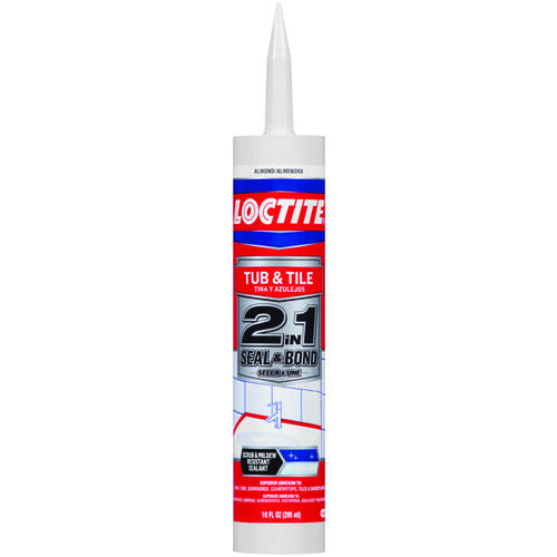 Loctite 2154752 POLYSEAMSEAL Tub and Tile Adhesive Caulk, Almond, 1 to