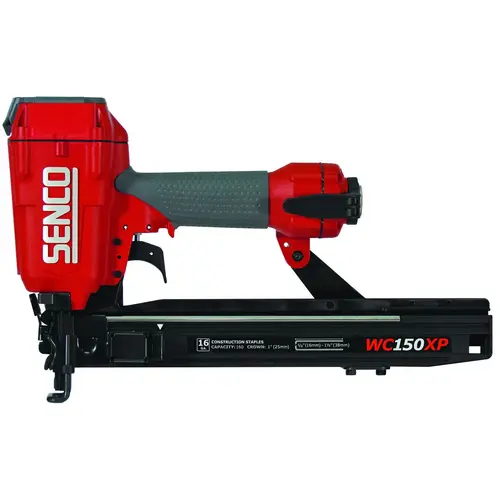 Senco 9T0001N PS15XP Heavy Wire Stapler, 1 in W Crown, 5/8 to 1-1/2 in L Leg, Wide Crown Staple, 160 Magazine, 3.18 scfm Air Red