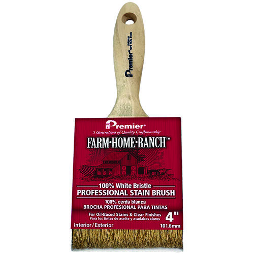 Farm Home Ranch Stain Brush, White China Bristle