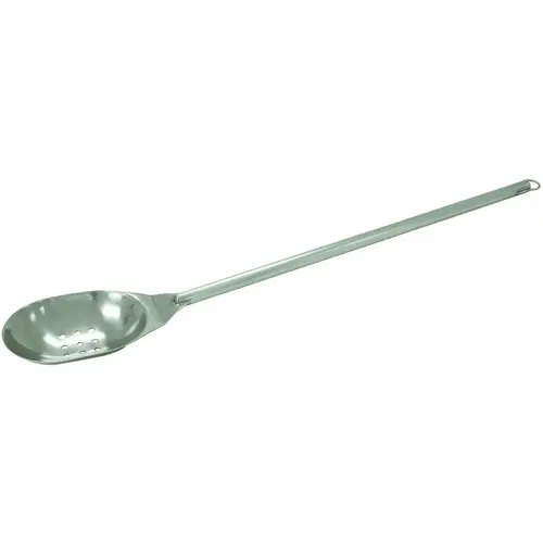 Spoon, 40 in OAL, Stainless Steel Silver