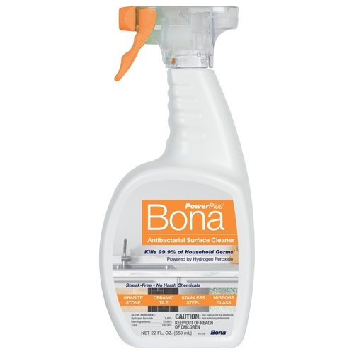 Bona WM851057022 PowerPlus Surface Cleaner, 22 oz, Liquid, Floral