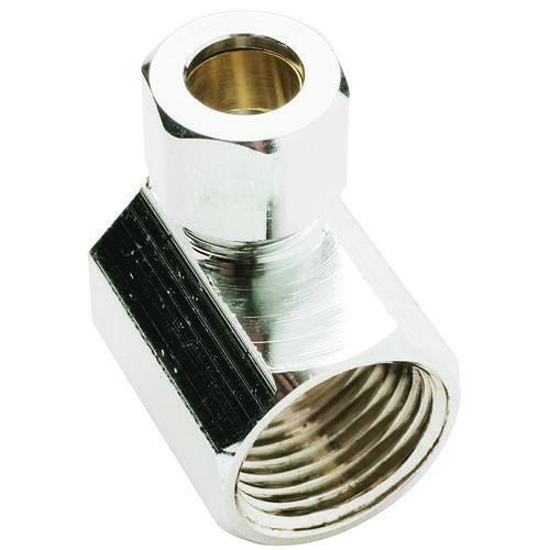 Plumb Pak PP75PCLF Adapter, 3/8 in, FIP x Compression, Chrome