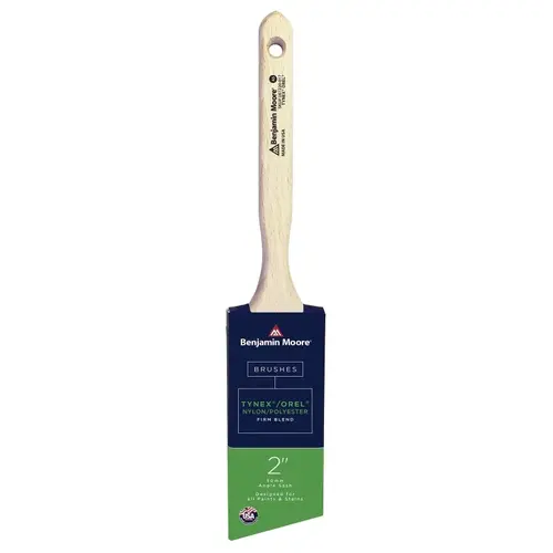 Paint Brush, Firm Brush, 2-11/16 in L Bristle, Orel/Tynex Bristle, Angle Sash Handle