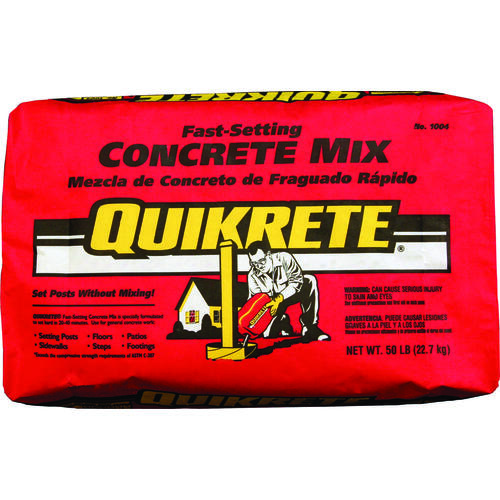 Quikrete 100450 MIX CONCRETE FAST SETTING 50LB