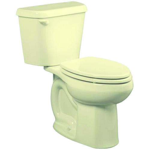 American Standard 751AA101.021 Colony Series ADA Complete Toilet, Elongated Bowl, 1.28 gpf Flush, 12 in Rough-In, Bone
