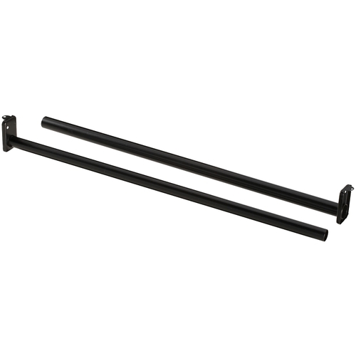 Closet Rod 48" L Adjustable Oil-Rubbed Bronze Steel Oil-Rubbed Bronze - pack of 5