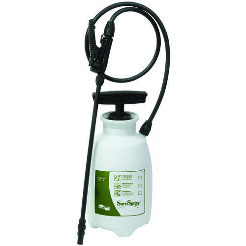 Chapin 10000 Lawn & Garden Series Compression Sprayer, 0.5 gal Tank, Poly Tank, 34 in L Hose, White