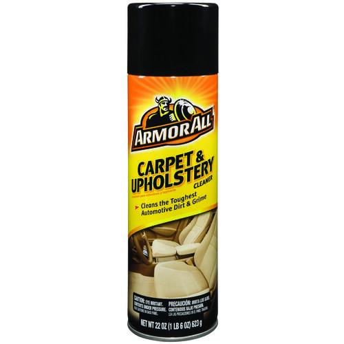 ARMOR ALL 78091 Carpet and Upholstery Cleaner, 22 oz Aerosol Can, Liquid White