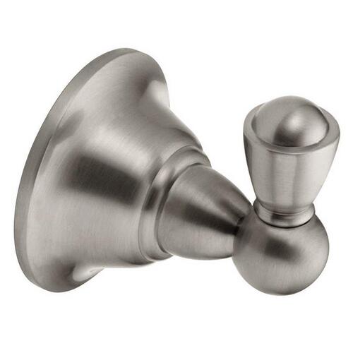 Sage Single Robe Hook Brushed Nickel Finish