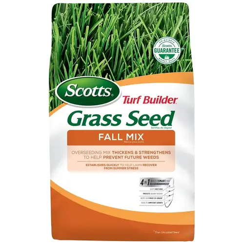 Scotts 18287 Turf Builder Fall Mix Grass Seed, 3 lb Bag Blue/Bluish-Gray