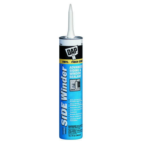 Siding and Window Sealant, Clay, 24 hr Curing, -35 to 140 deg F, 10.1 oz Cartridge - pack of 12