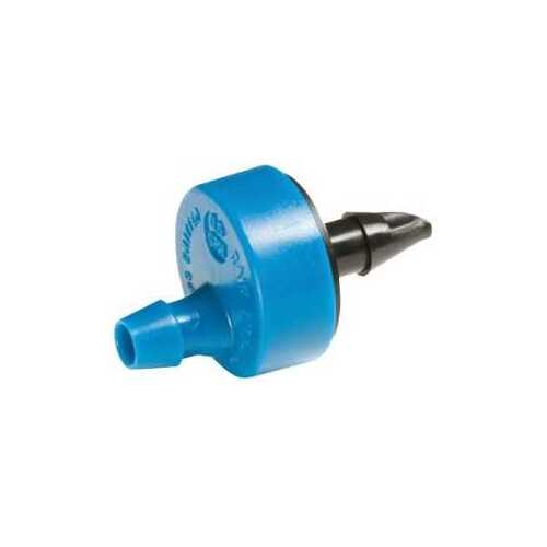 RAIN BIRD SW05-10PS Spot Watering Emitter, Self-Piercing, 1/4 x 1/2 in Connection, Barb, Full-Circle, 0.5 gph, Blue - pack of 10