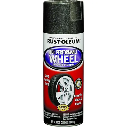 AUTOMOTIVE Wheel Coating, Graphite, 11 oz, Aerosol Can - pack of 6