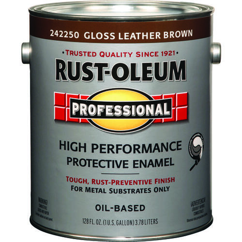 PROFESSIONAL Protective Enamel, Gloss, Leather Brown, 1 gal Can