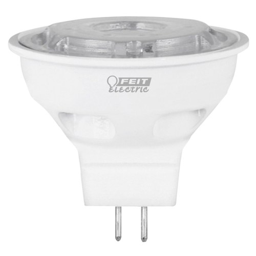LED Lamp, Track/Recessed, MR16 Lamp, 20 W Equivalent, GU5.3 Lamp Base, Dimmable, Clear