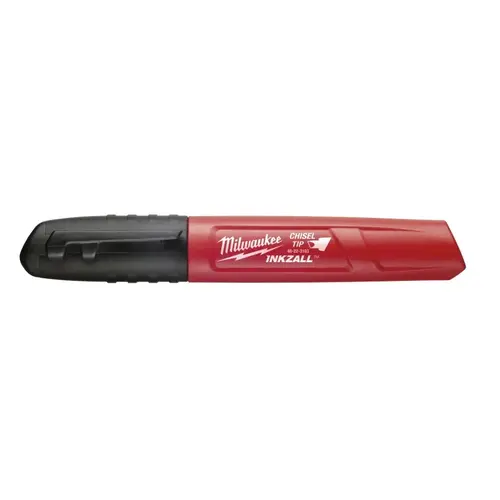 Milwaukee 48-22-3103 INKZALL Medium Chisel Tip Black Job Site Marker, 5-1/2 In. L