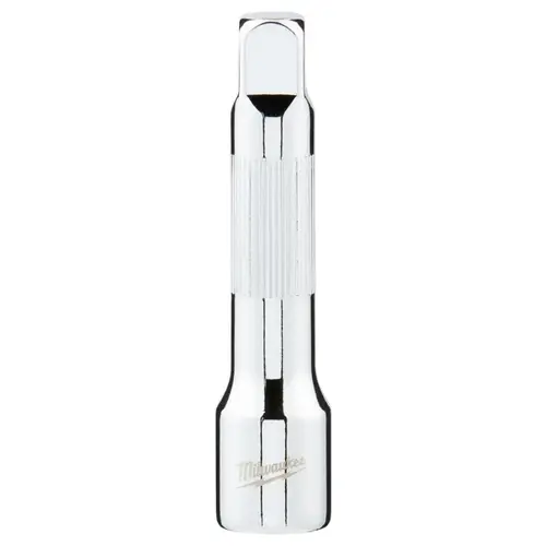 Milwaukee 43-24-9102 Socket Extension, 3/8 in Drive, 3/8 in Output Drive, Male Square Output Drive, 3 in L, Chrome