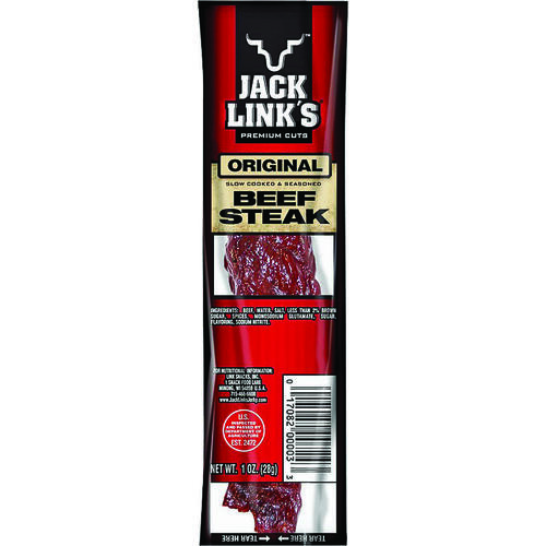 Jack Link's 02027 Beef Steak Stick, Original Flavor, 1 oz Bag