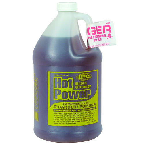 Hot Power 30-145-XCP4 Drain Cleaner Liquid 1 gal - pack of 4