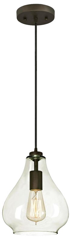 Westinghouse 61026 00 Adjustable Mini Pendant, 1-Lamp, Oil-Rubbed Bronze Fixture