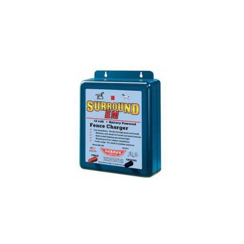 Parmak EM200 Surround EM Electric Fence Charger, 1 to 2 J Output Energy, 12 V