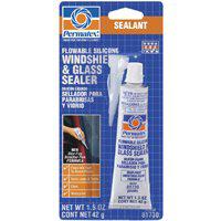 PERMATEX 81730 Windshield and Glass Sealer, 1.5 fl-oz Tube, Paste, Mild, Clear