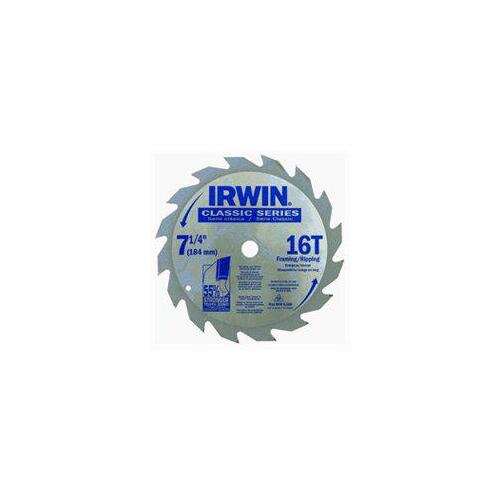 Circular Saw Blade, 7-1/4 in Dia, 5/8 in Arbor, 16-Teeth, Carbide Cutting Edge - pack of 25