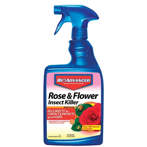 BioAdvanced 708570A Dual Action Rose and Flower Insect Killer, Liquid