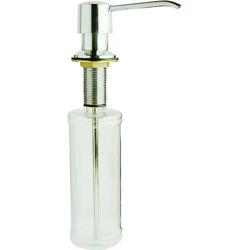 Soap Lotion Dispenser, 10 oz Capacity, Polished Chrome