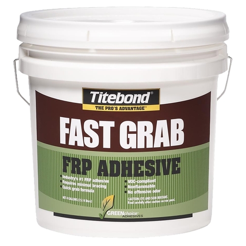 Adhesive GREENchoice Fast Grab FRP High Strength Emulsion Polymer 4 gal Light Beige