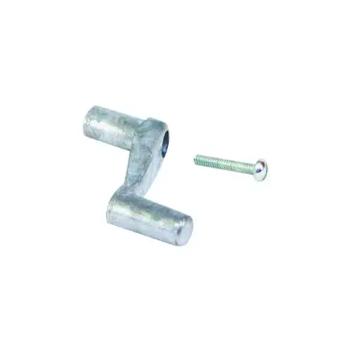 Window Crank with Bolt, Zinc, Mill