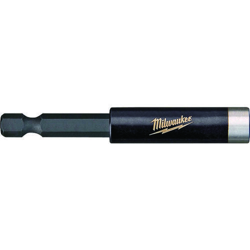 Milwaukee 48-32-4503 SHOCKWAVE Bit Holder with C-Ring, 1/4 in Drive, Hex Drive, 1/4 in Shank, Hex Shank, Steel