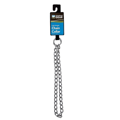 PDQ 12918 Boss Pet Choke Chain Collar, 2.5 mm Chain, 18 in L Collar, Steel