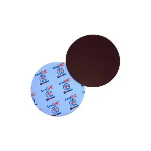 Sanding Disc, 180-Grit, Very Fine, Aluminum Oxide, 8-3/4 in Dia Maroon - pack of 5