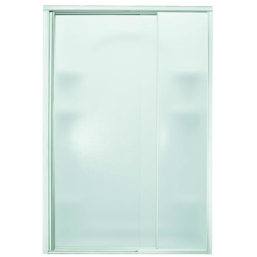 Shower Door, Tempered Glass, Textured Glass, Framed Frame, Aluminum Frame