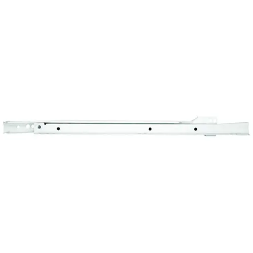 1805H WH 450 Drawer Slide, 75 lb, 450 mm L Rail, 12.5 mm W Rail Pair White