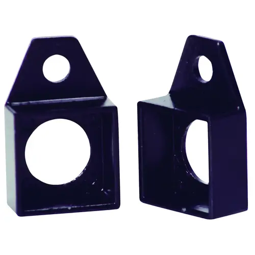 The Village Ironsmith V500 Column Socket, Steel, Black Pair